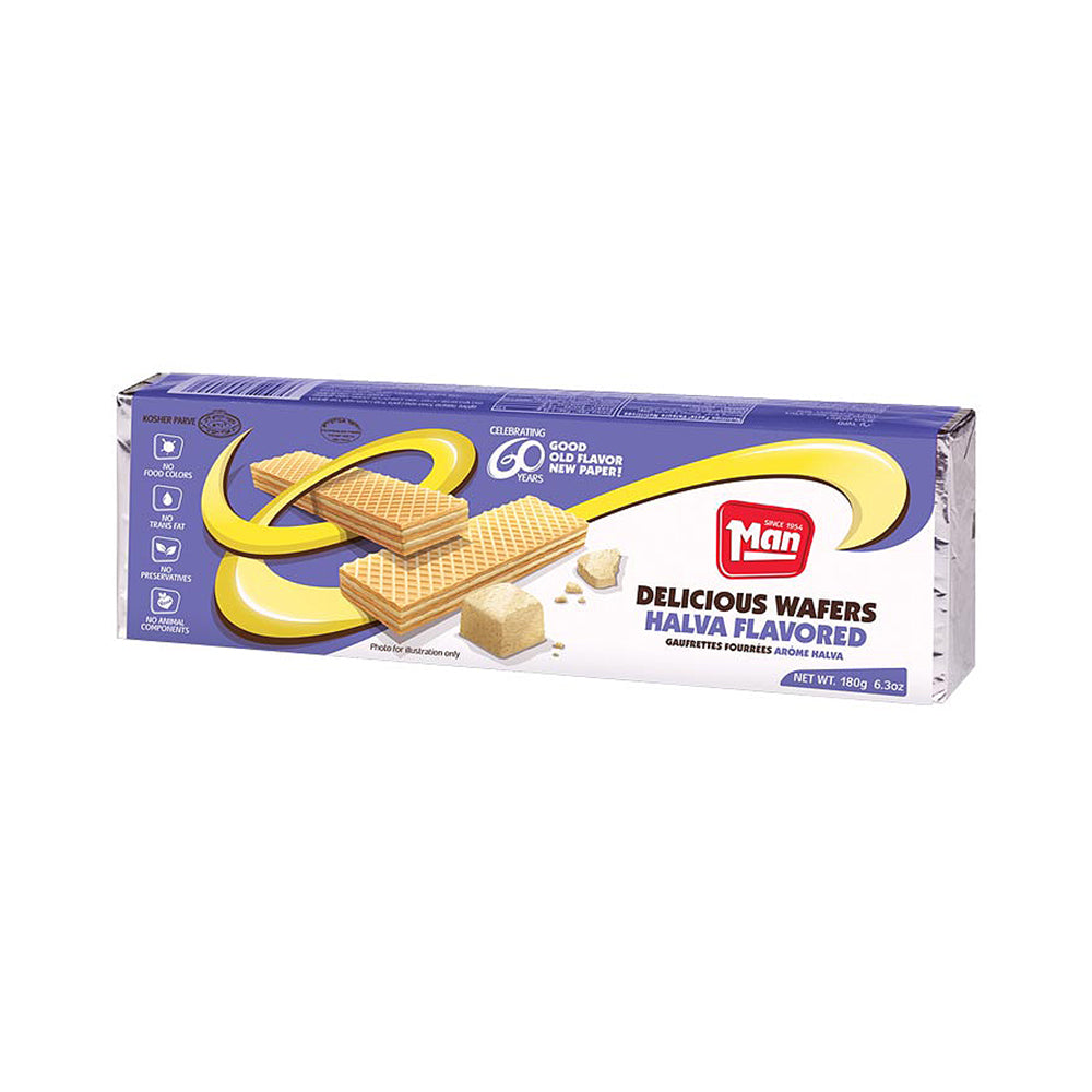 Man Halva Flavored Wafers 7 oz
