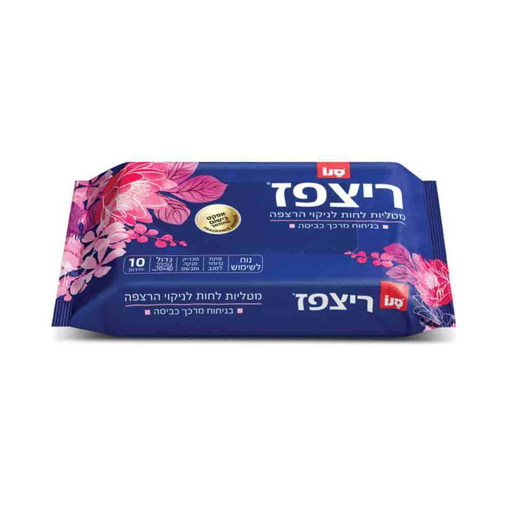Sano Ritzpaz 10 Scented Moist Cloths For Floor Cleaning