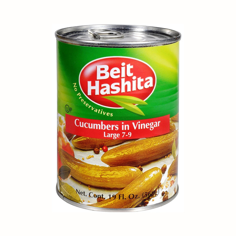 Beit Hashita Large 7-9 Cucumbers in Vinegar 19 oz