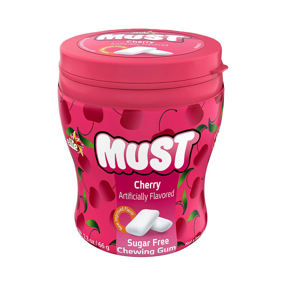 Elite Must Cubes Cherry Sugar Free Gum 2.3 oz