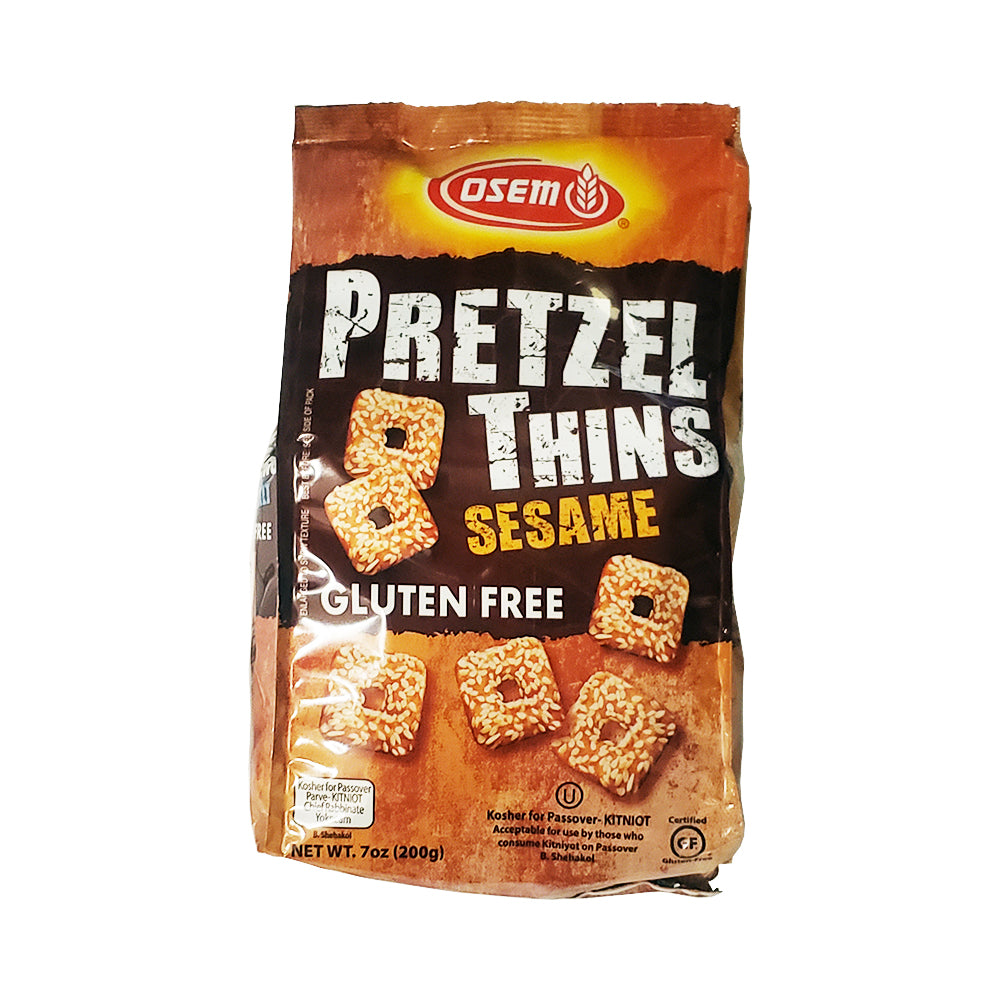 Osem Gluten Free Sesame Pretzels Thins 7 oz