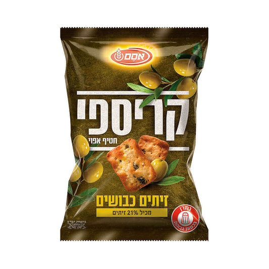 Osem Crispy Baked Wheat Cracker With Barnyard Pickled Olives 150gr