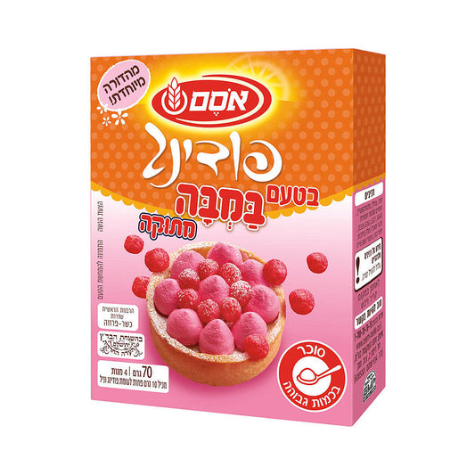Osem Strawberry Bamba Snack Flavor Instant Pudding Mix  2.47 oz