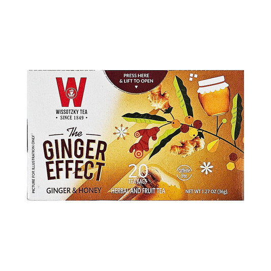 Wissotzky Ginger & Honey Tea 20 Teabags