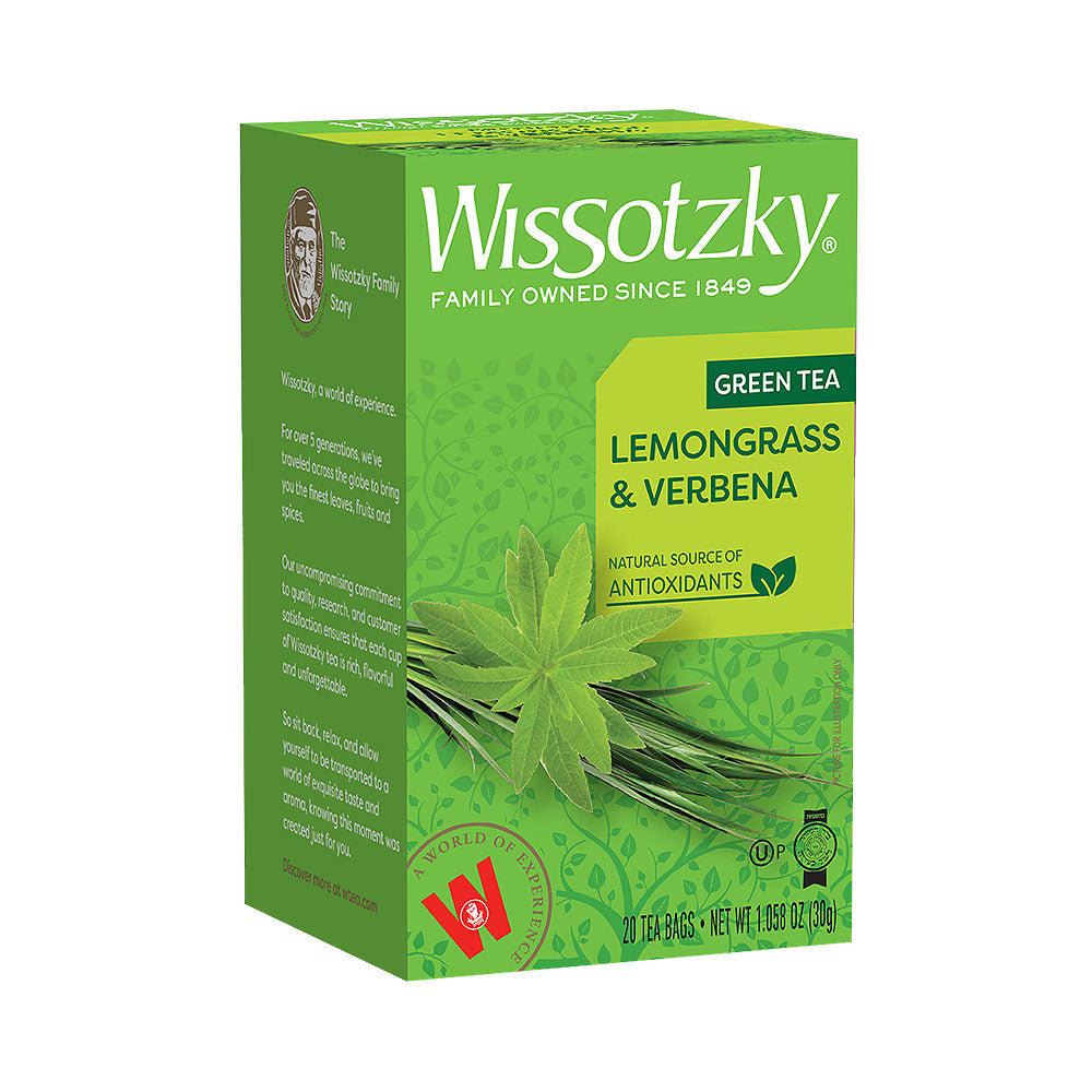 Wissotzky Lemongrass Verbena Green Tea 20 Bags – ISRAELI SUPERMARKET ONLINE