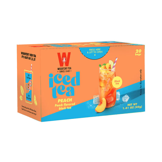 Wissotzky Peach Black Iced Tea 20 bags