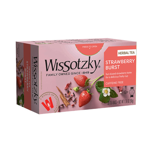 Wissotzky Strawberry Burst Herbal Tea 20 bags