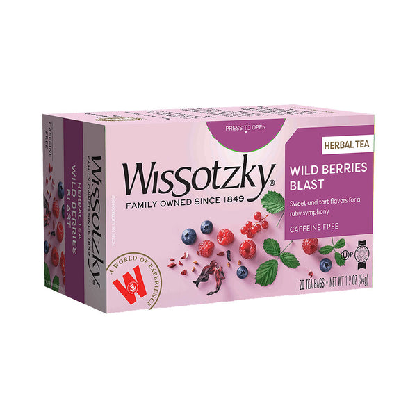 Wissotzky Wild Berries Herbal Tea 20 bags – ISRAELI SUPERMARKET ONLINE