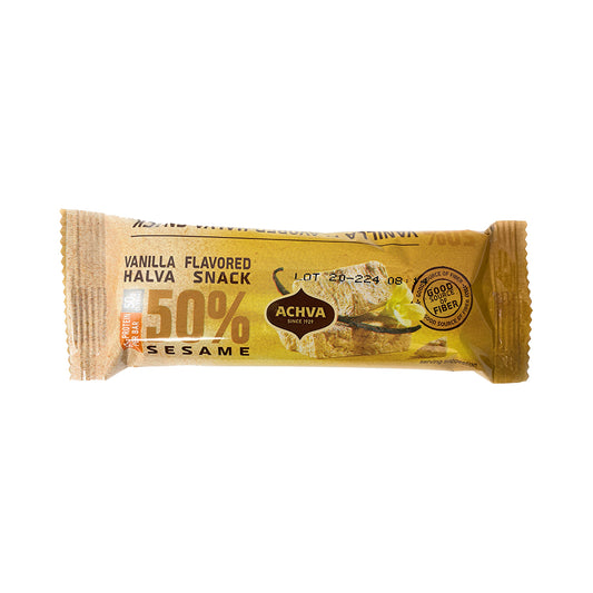 Achva - Vanilla Halva Snack 50 gr