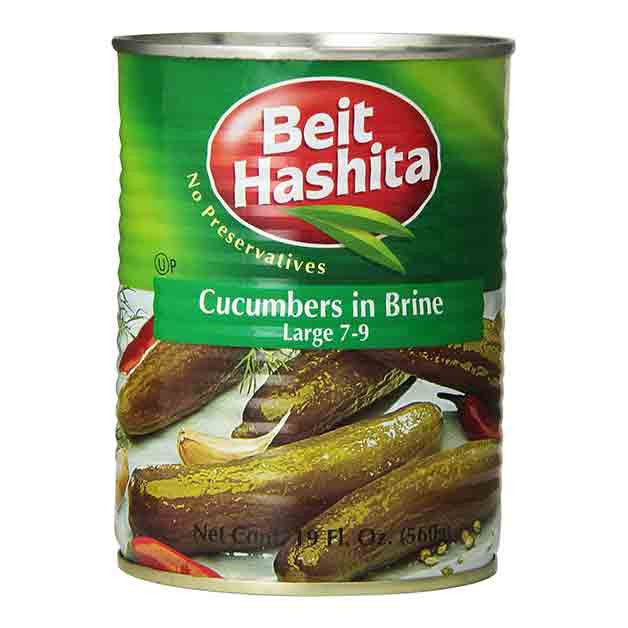 Beit Hashita - Pickled Cucumber 7-9 in Brine
