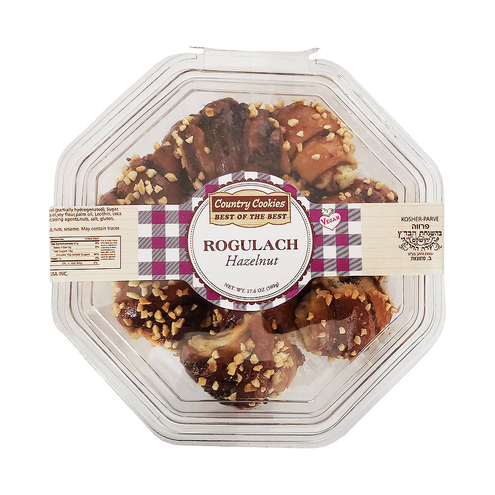 Country Cookies Hazelnut Rogulach 17.6 oz