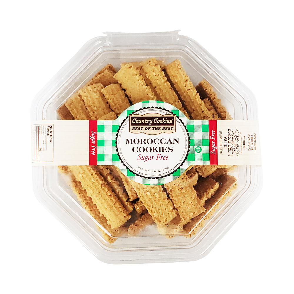 Country Cookies Moroccan Cookies Sugar Free 14 oz