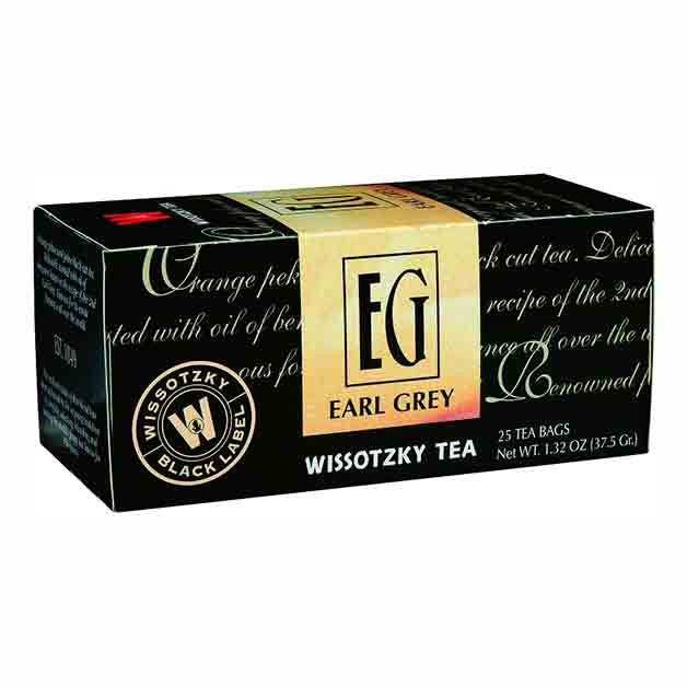Wissotzky Tea Earl Grey / Box Of 25 Bags