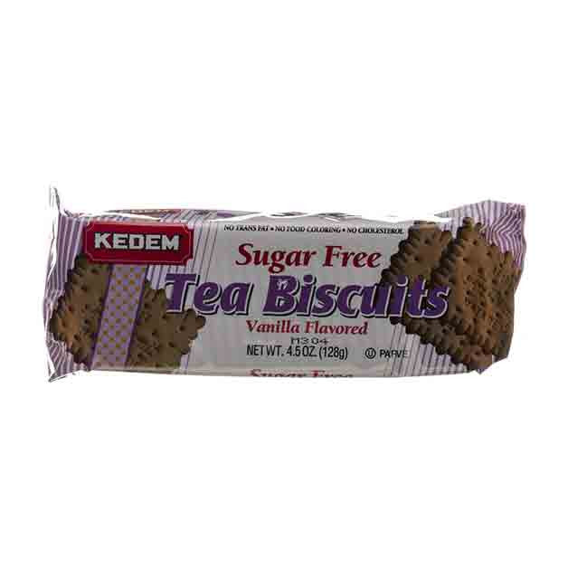 Kedem Sugar Free Tea Biscuits Vanilla Flavored ISRAELI SUPERMARKET