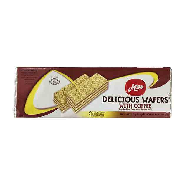 Man - Wafers With Coffee