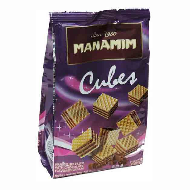 Manamim - Cubes, With Chocolate Flavored Cream.