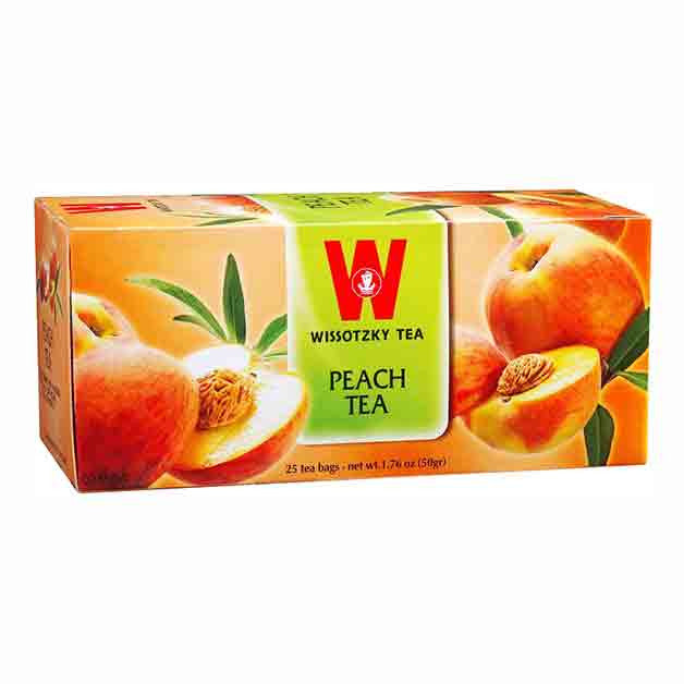 Wissotzky Tea Peach Tea /Box of 25 bags