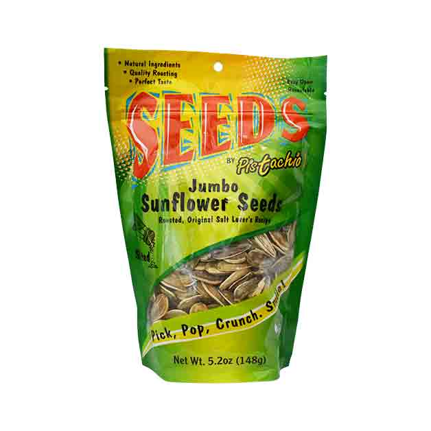 Pistachio - Jumbo Sunflower Seeds, Original Salt Lover's Recipe