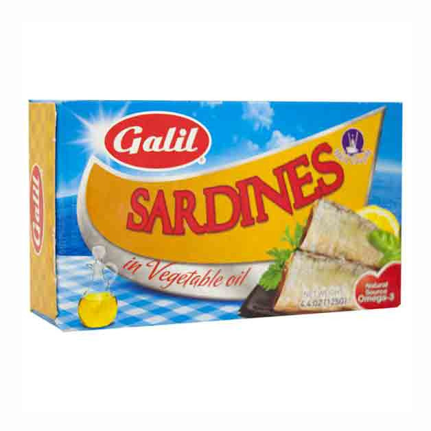 Galil Sardines In Vegetable Oil