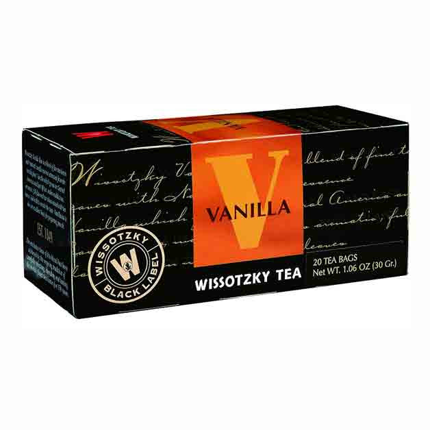 Wissotzky Tea Vanilla Tea / Box Of 20 Bags
